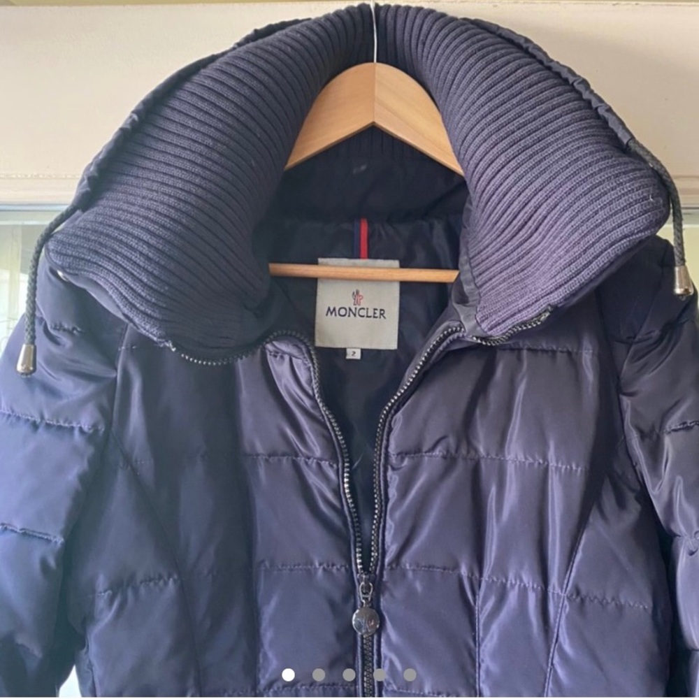 Navy Blue MONCLER Winter Coat
